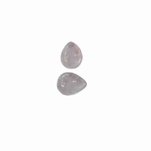 Natural Morganite Gemstone Cabs Pear Shape Pair Loose Stone LGS67