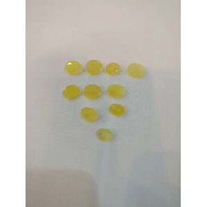 Natural Yellow Sapphire Gemstone Oval Shape Regular Cut Stones LGS81