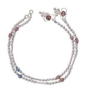 Silver Anklets For Women ( SJWA9)