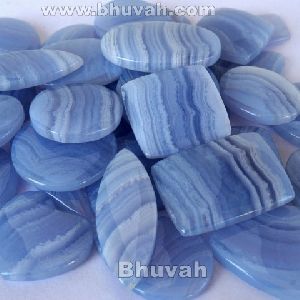 Blue Lace Agate Cabochon Gemstone Stone