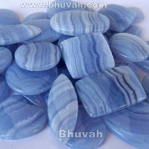 Blue Lace Agate Stone Cabochon Gemstone