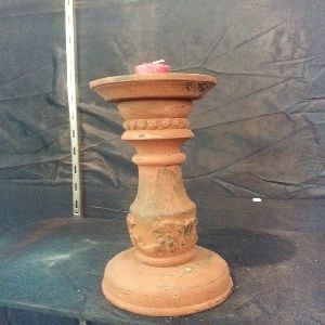 wood candle stand