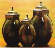 Brass Vintage Style Urns
