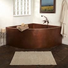 Antique Hammered Copper Bath Tub