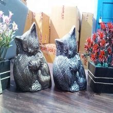 Two Kitty Urns