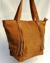 Genuine leather woman handbag