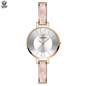 Fashion Colors Quartz Acetate Lady Watch