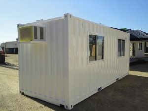 Steel Prefabricated Portable Site Office, For Corporate, Feature : Easily Assembled