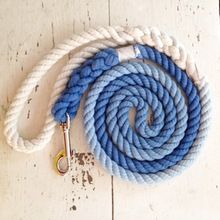 Cotton Rope Navy Blue Dog Leash