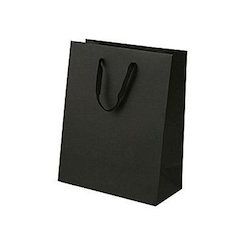 Plain Black Paper Bags