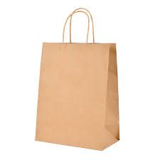 Plain Brown Paper Shopping Bags