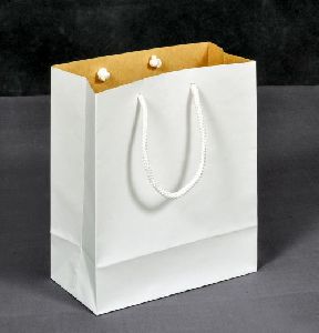 White Top Uncoated Paper Bags