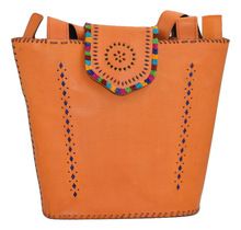 Genuine leather designer handmade tote bags