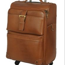 leather vintage style luggage bag