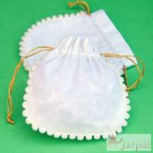 5 x 7 inch Golden Drawstring Pouches Gift Wedding Party Favor Bags