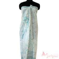 Block Printed Voile Cotton Long Sarong Dupatta Stole Scarf-Craft Jaipur