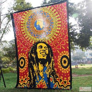 Bob Marley Cotton Wall Hanging Tapestry