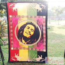 Bob Marley Tapestry Indian Wall Hanging Bohemian Bedspread-Craft Jaipur
