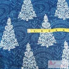 Christmas Tree Printed Cotton Fabric Sewing Material