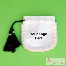 Designer jewelry pouches with custom logo 100 pcs