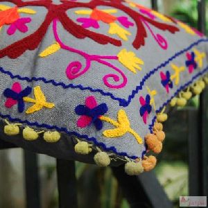 Embroidered Cushion Cover