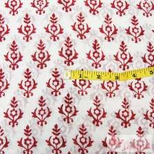 Hand Block Printed Floral Running Cotton Sewing Dress Fabric-Craft Jaipur