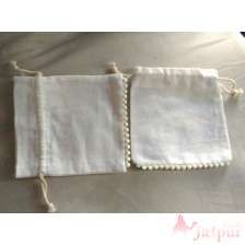 Handmade Indian Cotton Pouches, Small Bags With Drawstring