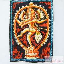 Hindu Religious Tapestry Wall Hanging Poster Natraj Wall Art-Craft Jaipur