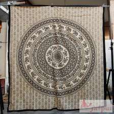 Indian Mandala Elephant Large Tapestry Wall Hanging Bedspread-Craft Jaipur