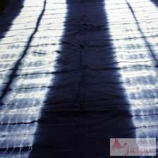 Indigo Blue Tie Dyed Cotton Handmade Dress Sewing Fabric-Craft Jaipur