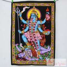 Lord Shiva God Hindu Religious Poster Tapestry Wall Hanging-Craft Jaipur