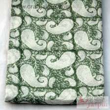 Paisley Block Printed Handmade Natural Cotton Indian Fabric-Craft Jaipur