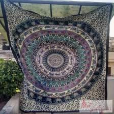 Queen Elephant Mandala Tapestry Indian Wall Hanging Bedspread