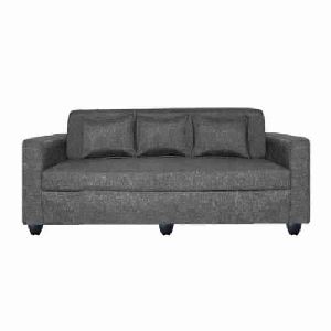 Pamfiloff Three Seater Solid Wood Sofa(Grey)