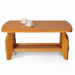 Provincial Solid Wood Coffee Table (Brown)