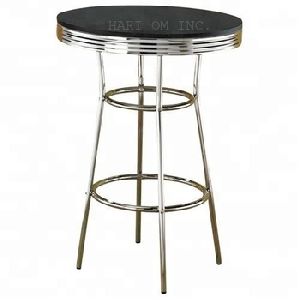 Round Top Bar Stool Table