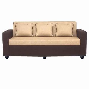 Ultra Fabric Solid Wood 3 Seater Sofa