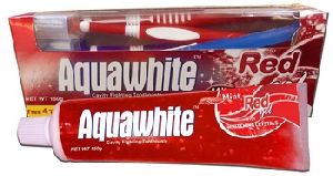 Red Gel Toothpaste Aquawhite