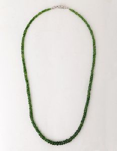 Faceted Rondelle Necklace