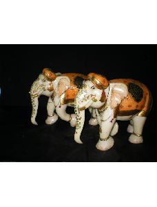 Malvia Elephants Pair statue