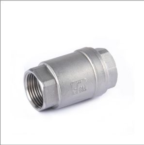 High Pressure Stainless Steel Precision Casting Threaded 2PC Spring Check Valve