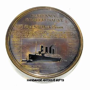 Titanic vintage ship compass brass