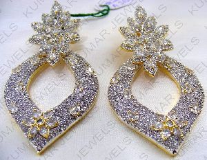 cz designer earrings