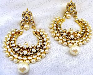 designer kundan earrings