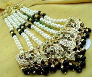 ETHNIC BLACK JADAU PASSA JHUMAR