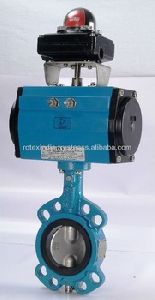 Wafer Butterfly Valve with Actuator