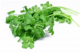 Coriander Powder and Leaves