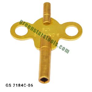 Double Ended Brass Key