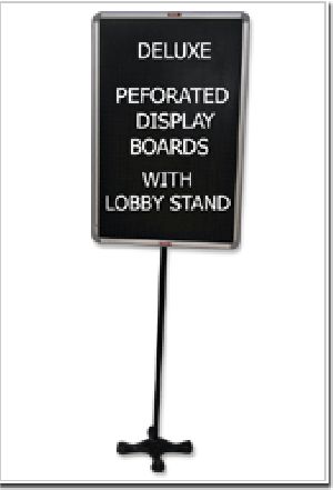 Peforated Display Boards with Lobby Stand