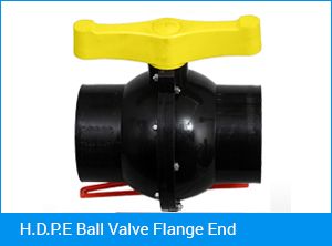 HDPE Ball Valve Flange End